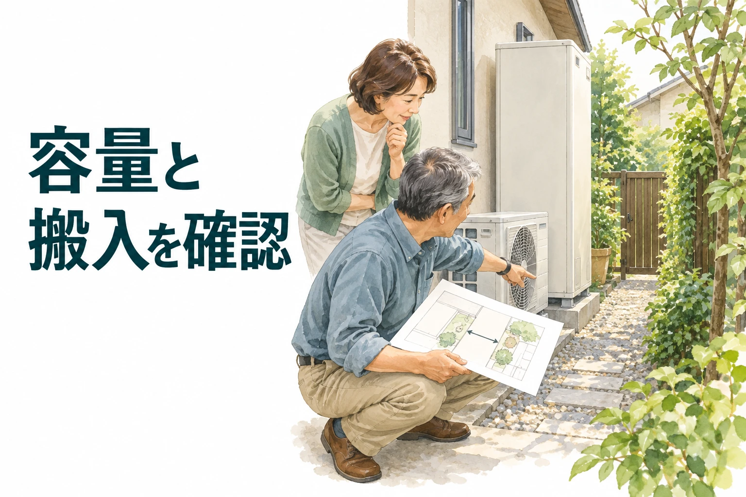 エコキュート 交換：容量と搬入を確認