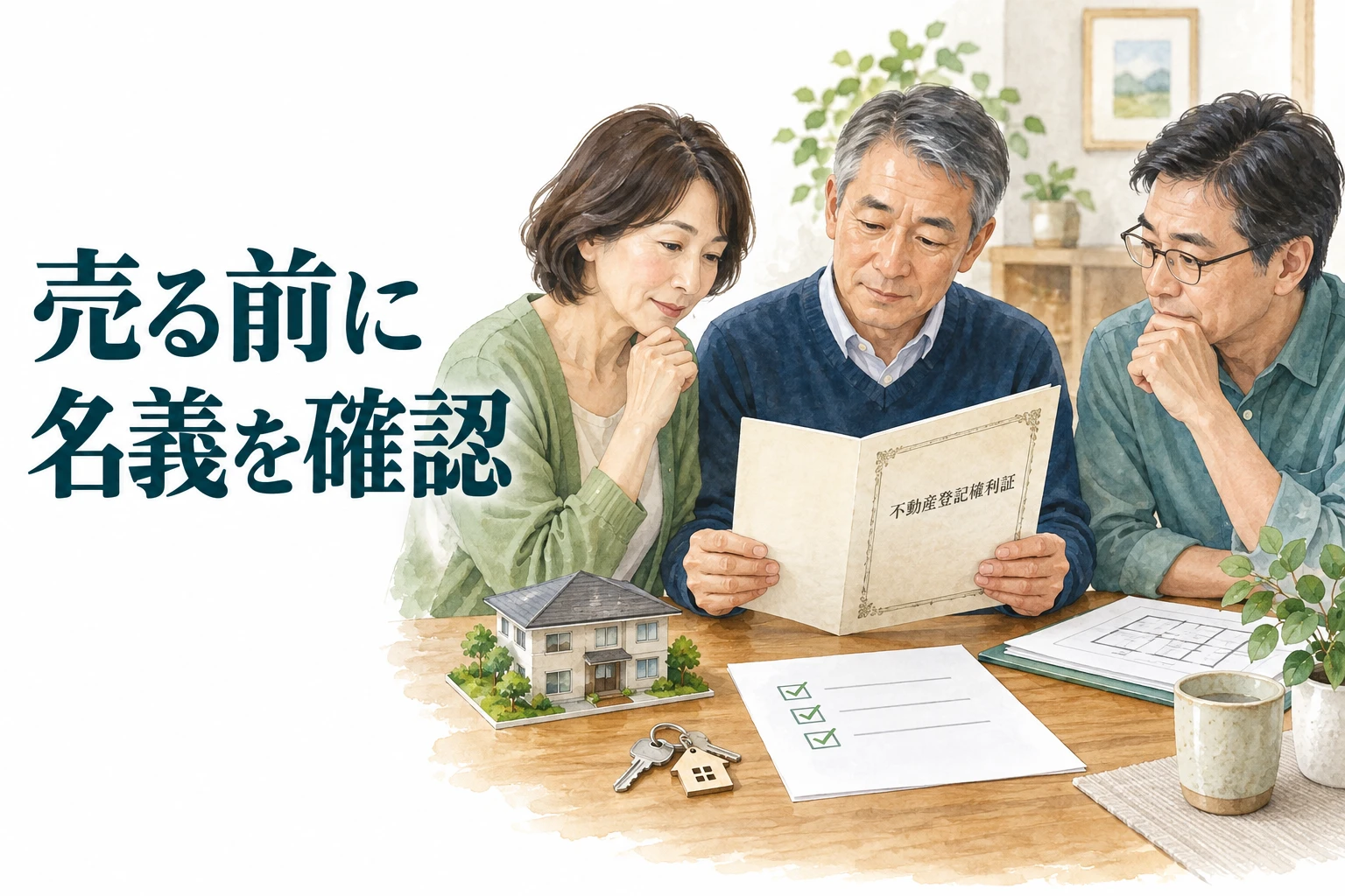 実家 売却：売る前に名義を確認