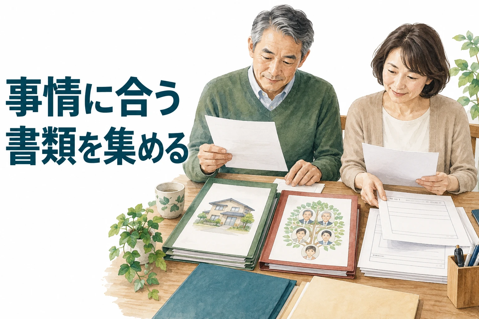 実家 名義変更：事情に合う書類を集める