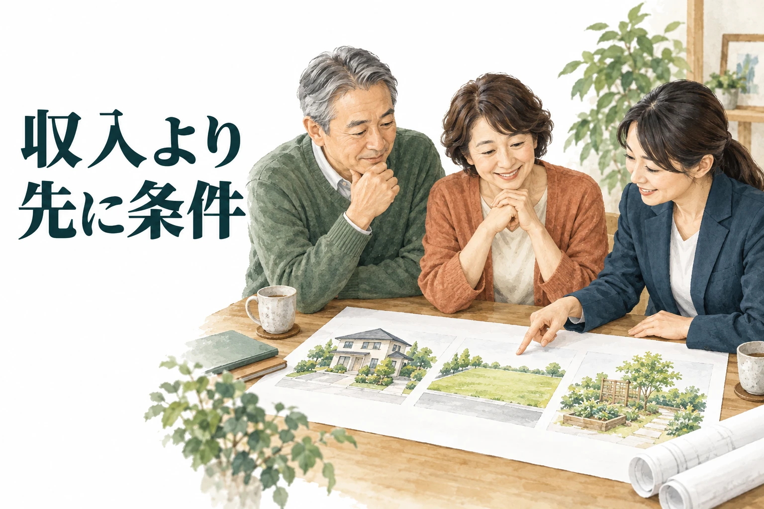 土地活用：収入より先に条件